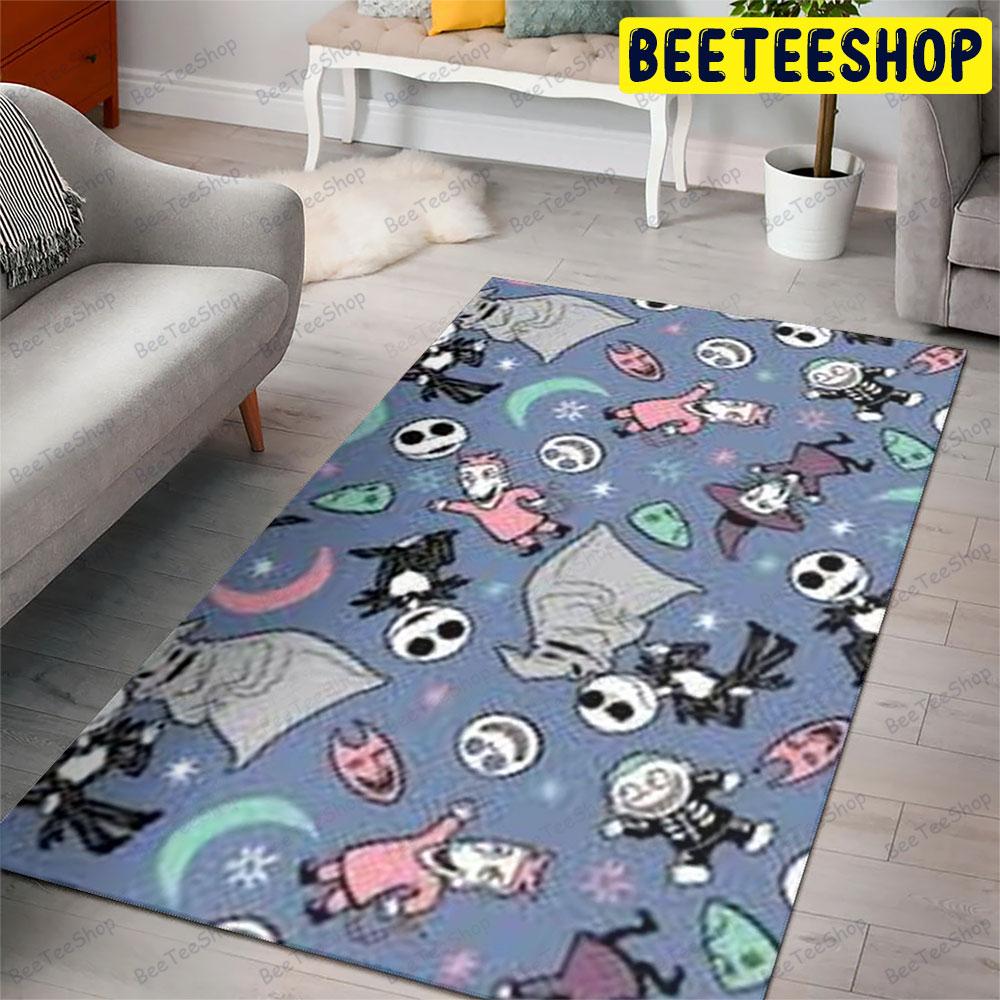 Halloween Pattern 110 Beeteeshop Rug Rectangle