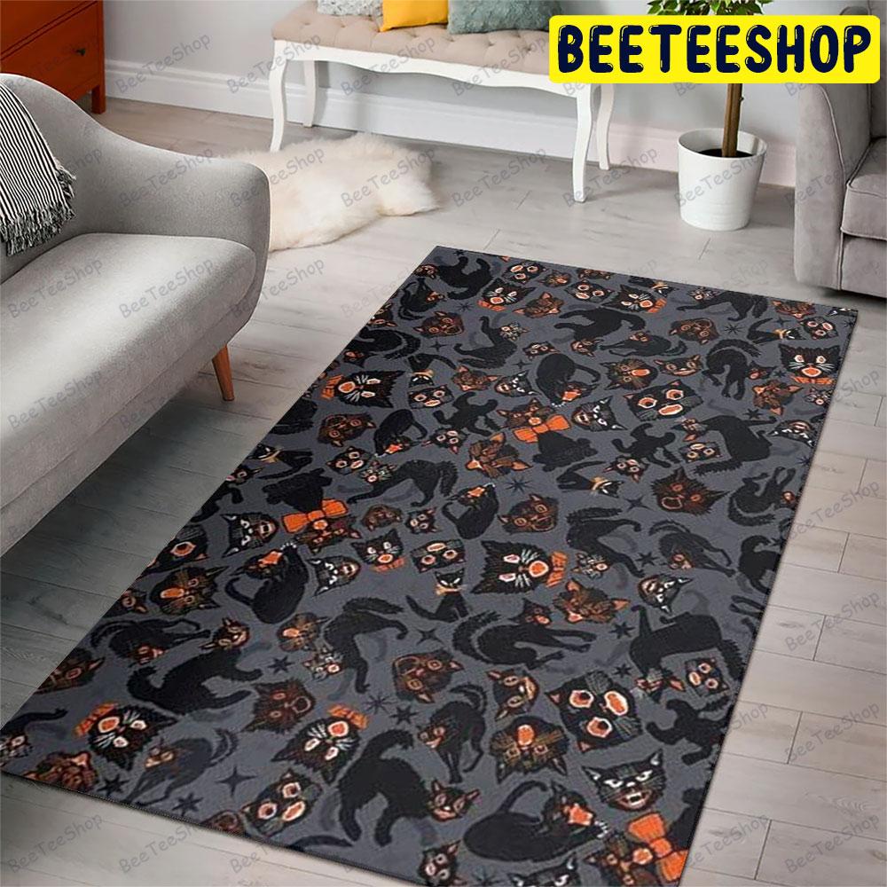 Halloween Pattern 220 Beeteeshop Rug Rectangle