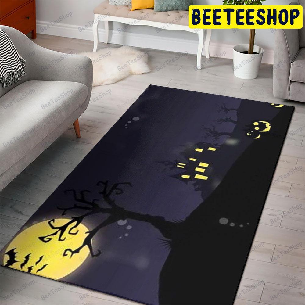 Halloween Pattern 261 Beeteeshop Rug Rectangle