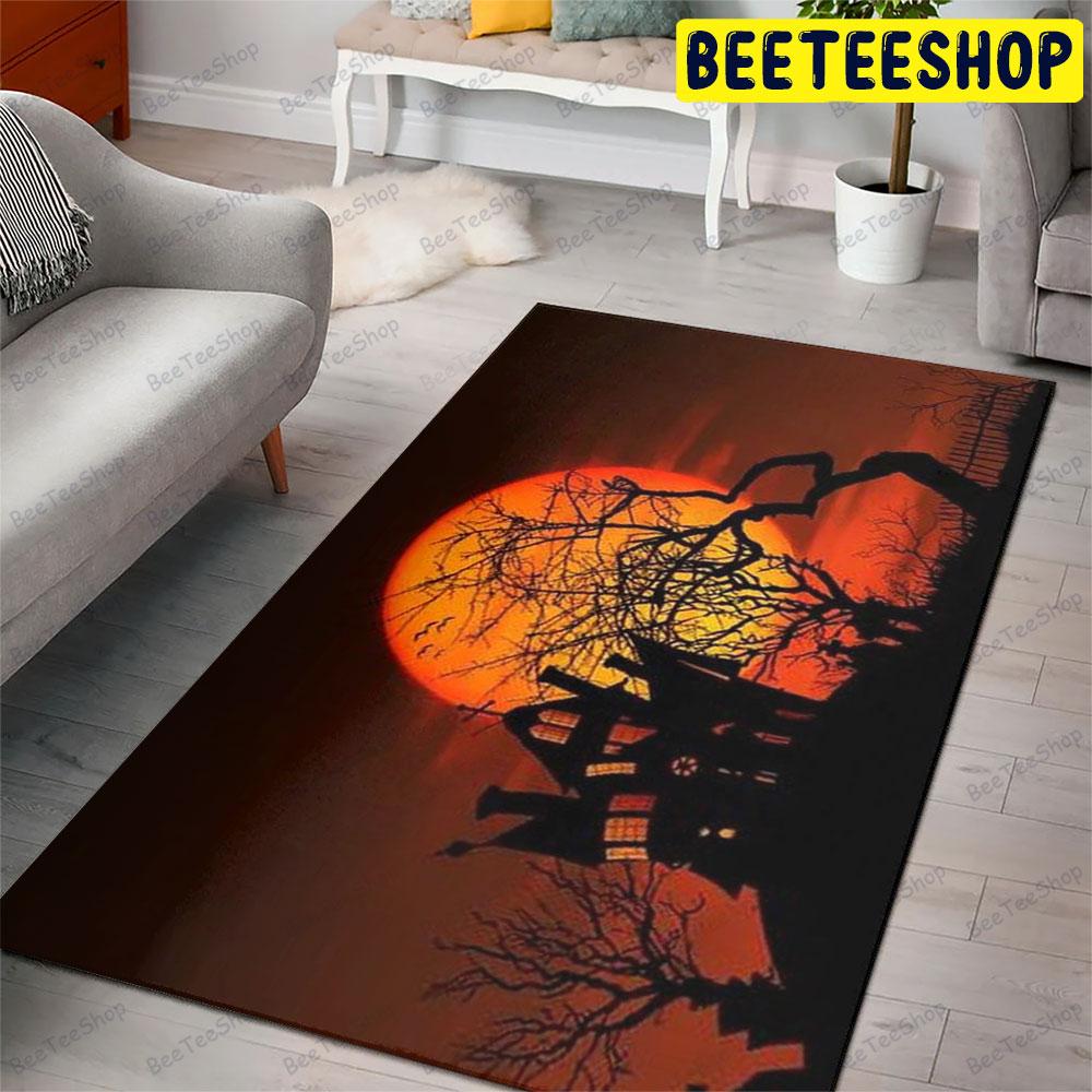 Halloween Pattern 315 Beeteeshop Rug Rectangle