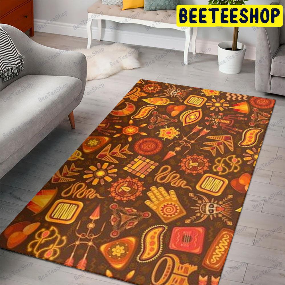 Halloween Pattern 378 Beeteeshop Rug Rectangle