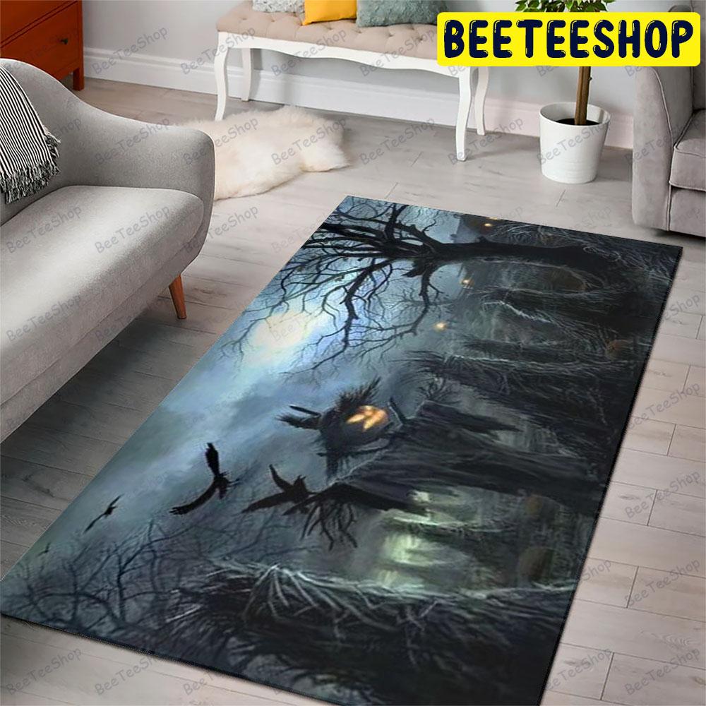 Halloween Pattern 421 Beeteeshop Rug Rectangle