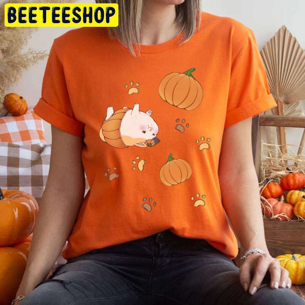 Halloween Pumpkins Fat Cat Beeteeshop Trending Unisex T-Shirt