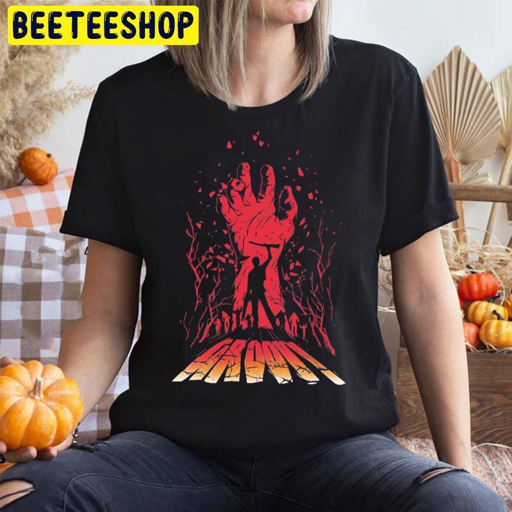 Hand Groovy Ash Vs Evil Dead Happy Halloween Beeteeshop Trending Unisex T-Shirt