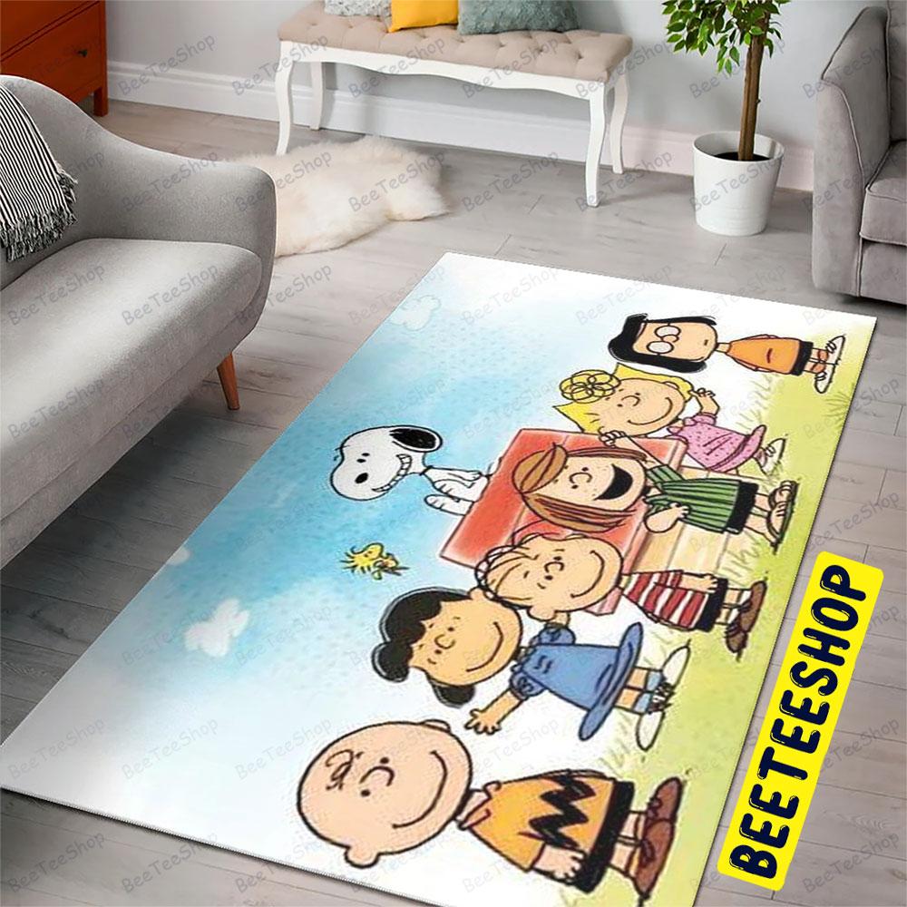 Happy Friend It’s The Great Pumpkin, Charlie Brown Movie Halloween Beeteeshop Rug Rectangle