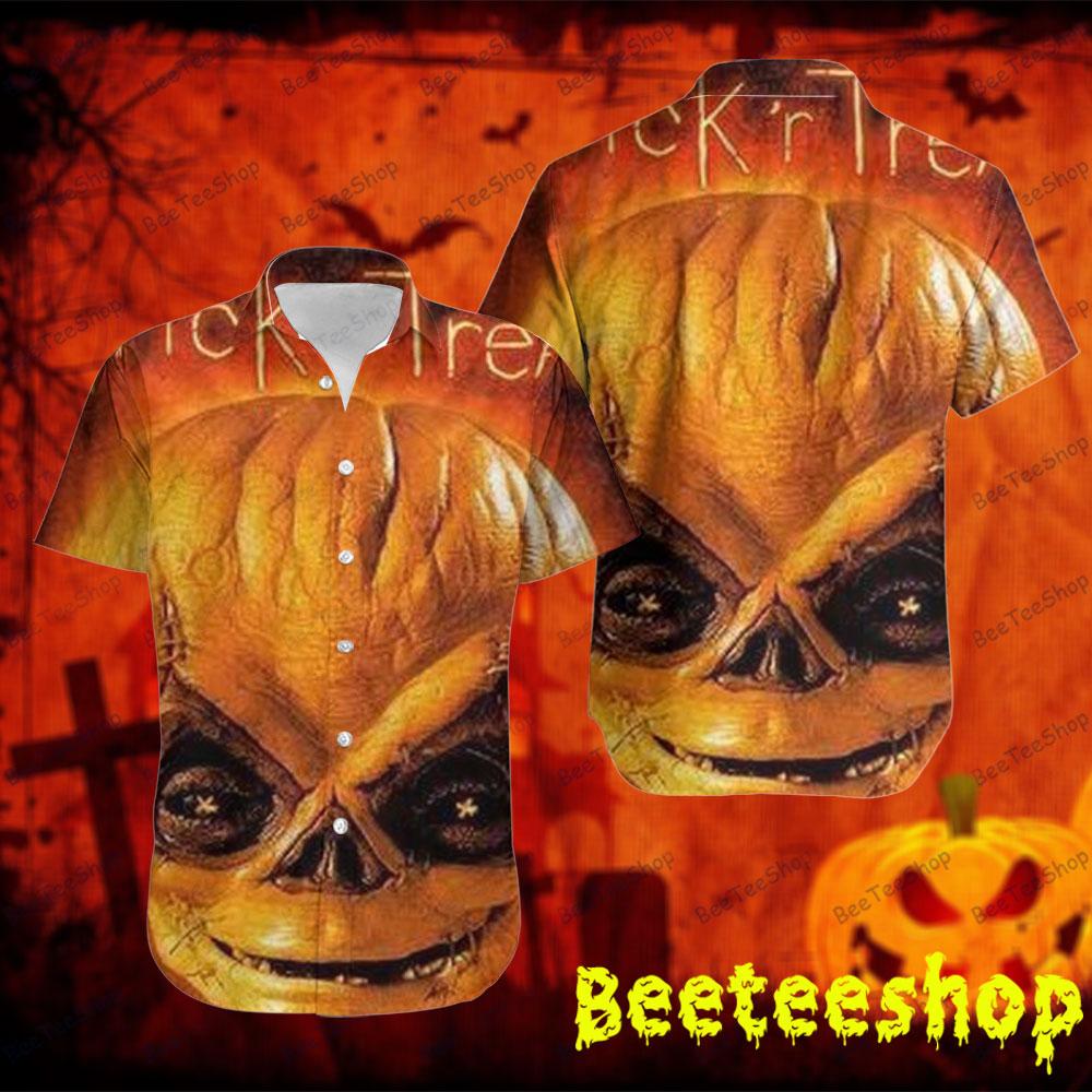 Head Pumpkin Trick ‘R Treat Halloween Beeteeshop Hawaii Shirt