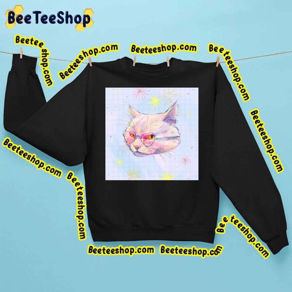 Heart Glasses Cat Beeteeshop Trending Unisex Sweatshirt