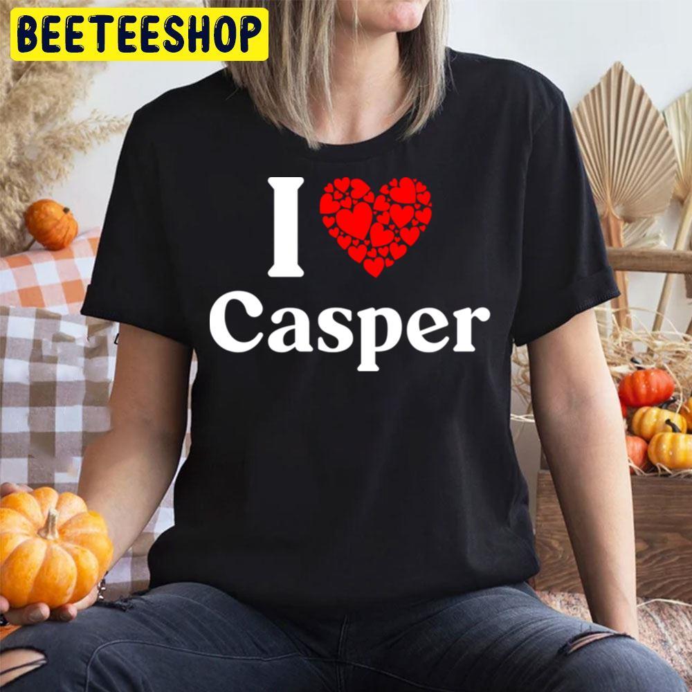 Heart I Love Casper Happy Halloween Beeteeshop Trending Unisex T-Shirt