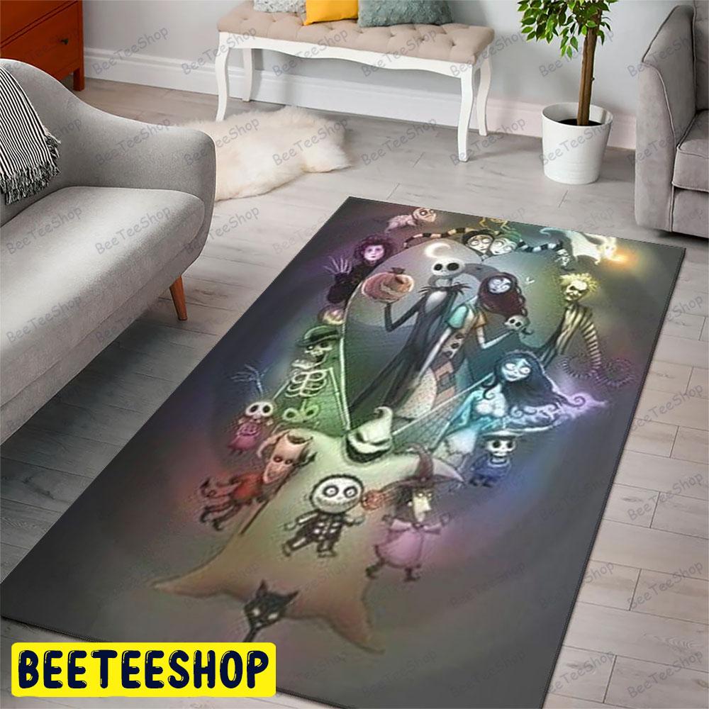 Heart The Nightmare Before Christmas Halloween Beeteeshop Rug Rectangle