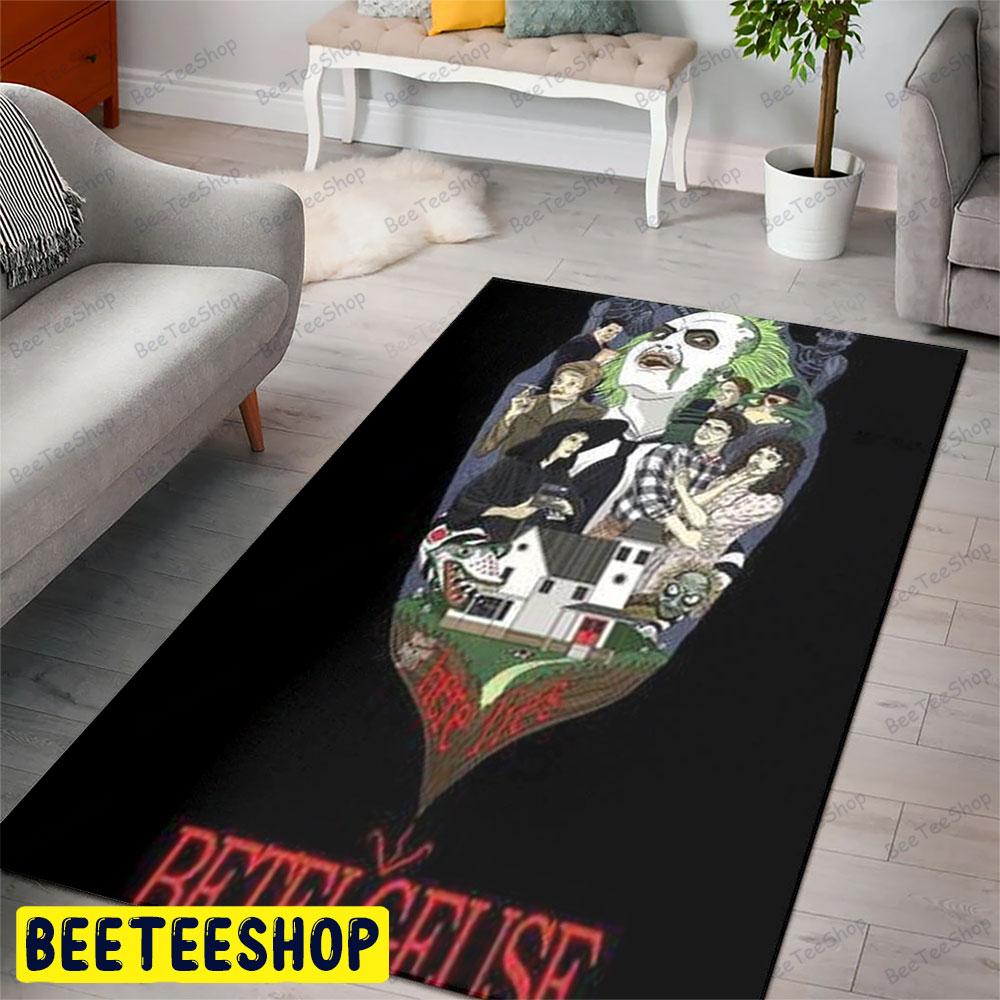 Here Movie Beetlejuice Halloween Beeteeshop Rug Rectangle