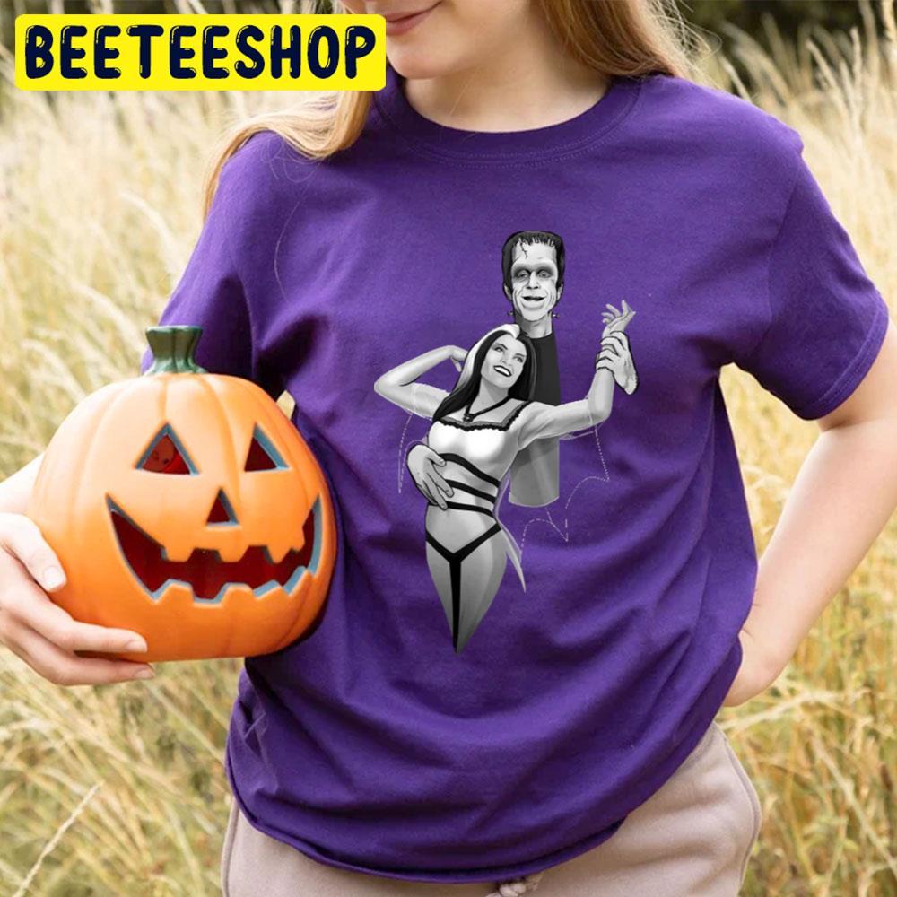 Herman And Lily The Munsters Happy Halloween Beeteeshop Trending Unisex T-Shirt