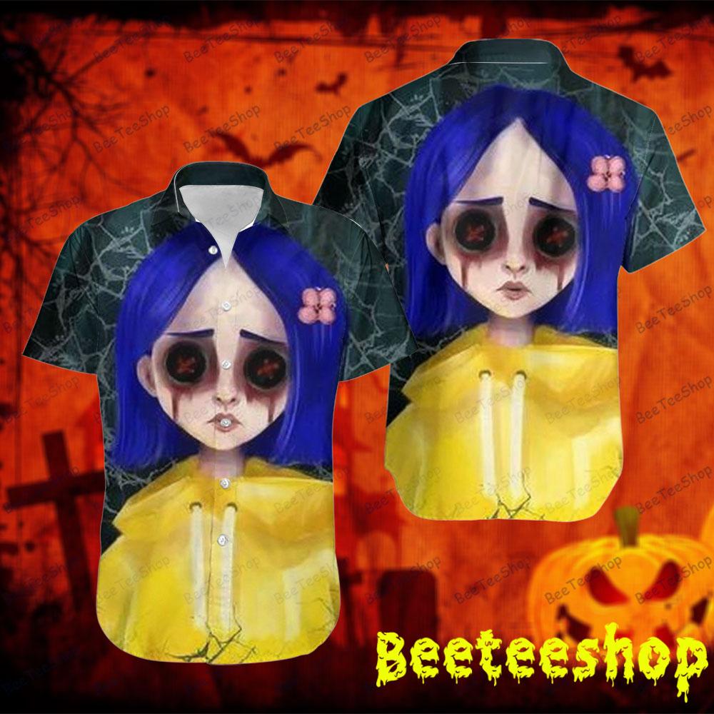 Horror Girl Coraline Jones Halloween Beeteeshop Hawaii Shirt