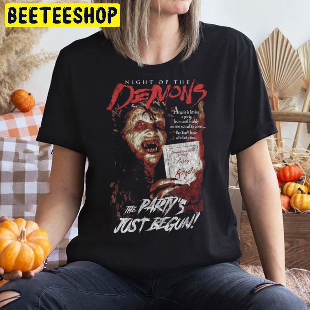 Horror Movie Night Of The Demon Happy Halloween Beeteeshop Trending Unisex T-Shirt