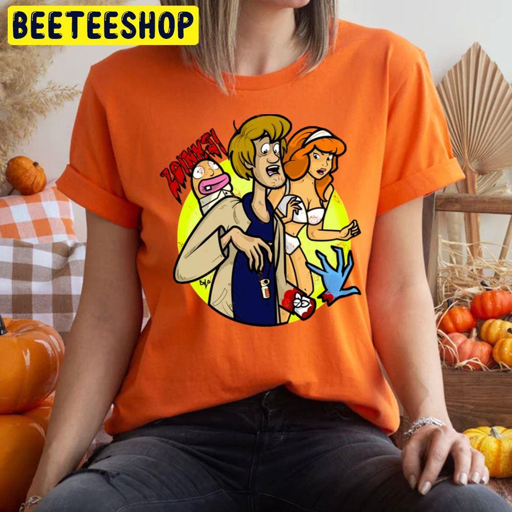 Horror Movie Trippy Art Idle Hands Happy Halloween Beeteeshop Trending Unisex T-Shirt