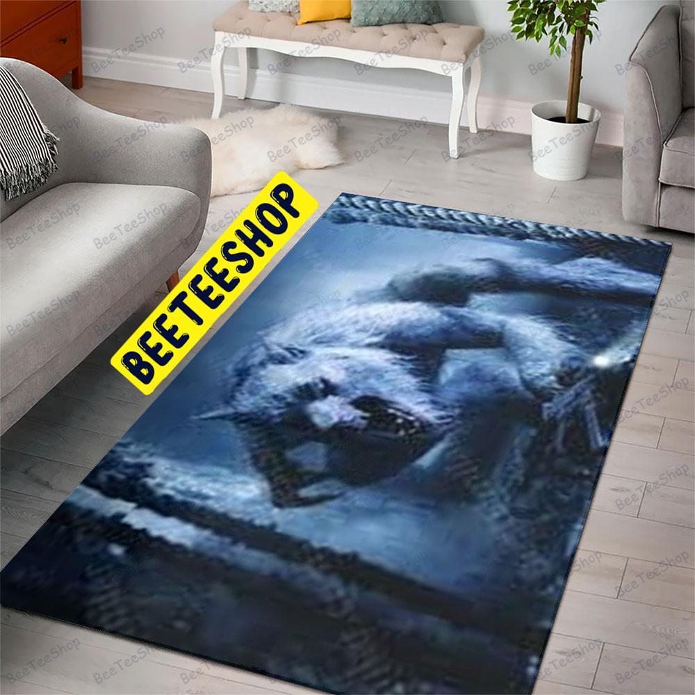 Horror Worlf The Boy Who Cried Werewolf Halloween Beeteeshop Rug Rectangle