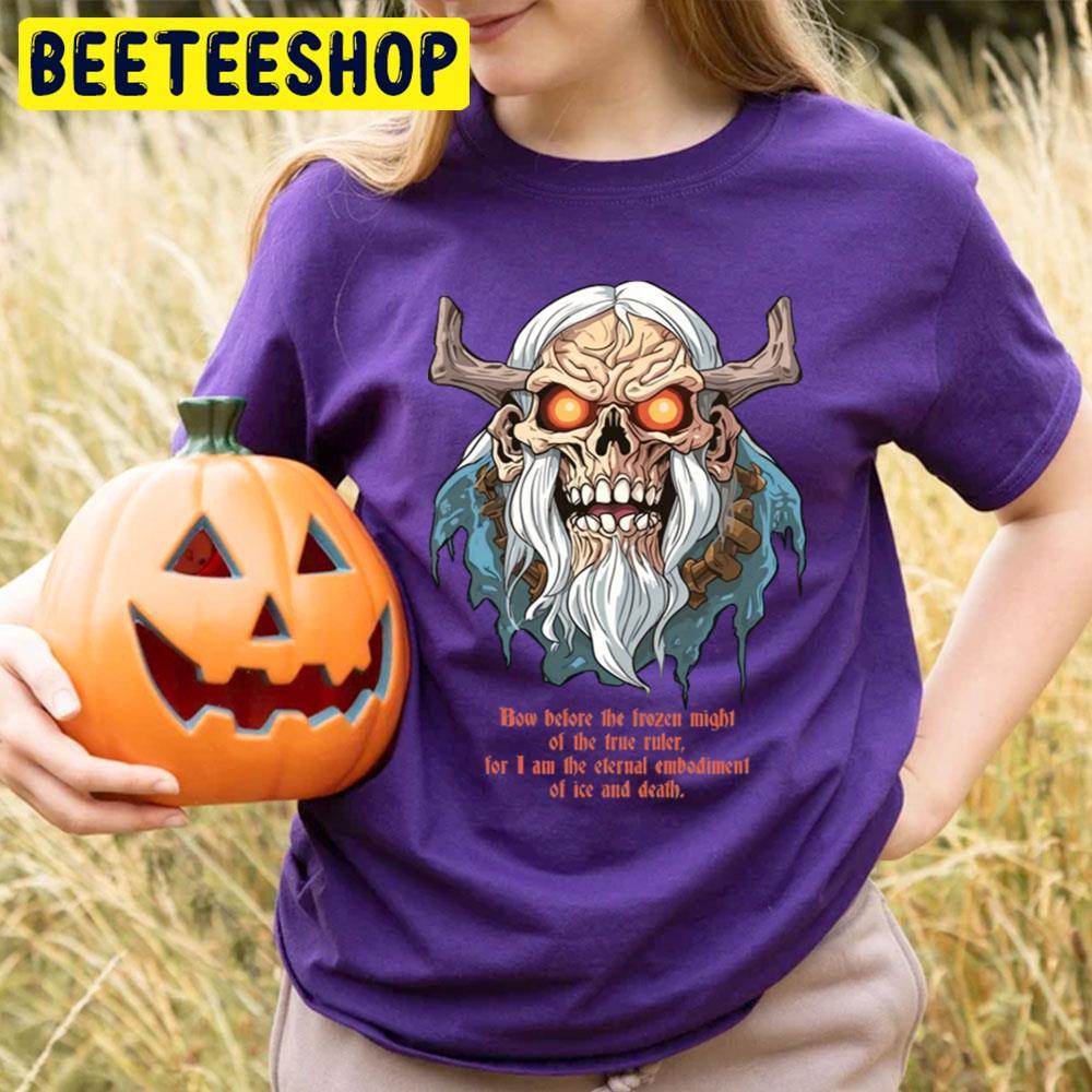 Ice Zombie Bow Before The Frozen Might Halloween Beeteeshop Trending Unisex T-Shirt