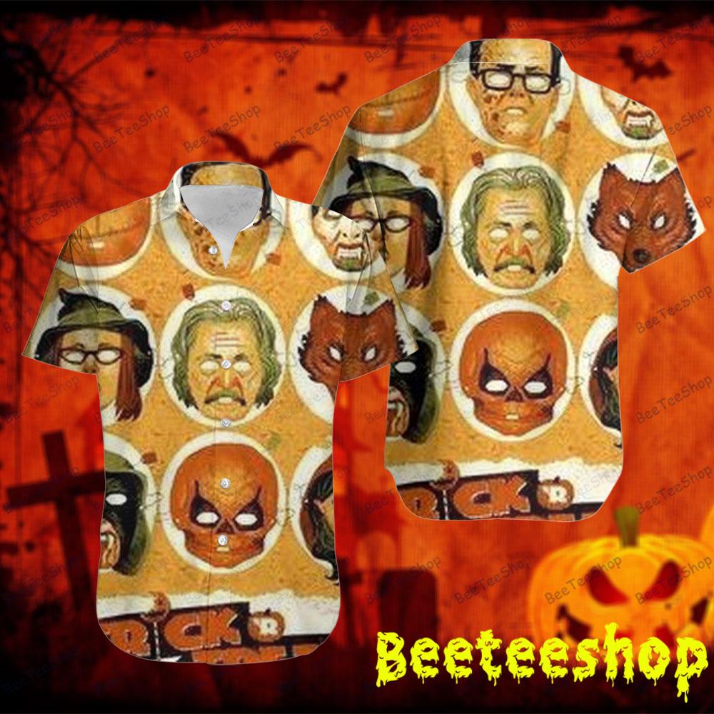 Icon Face Trick ‘R Treat Halloween Beeteeshop Hawaii Shirt