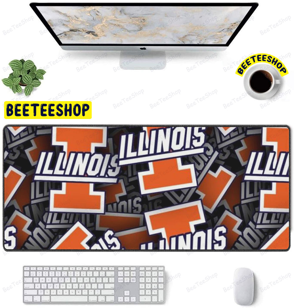 Illinois University American Sports Teams Mouse Pad