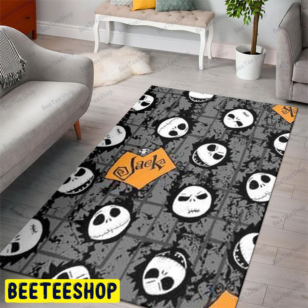 Ink Face Jack The Nightmare Before Christmas Halloween Beeteeshop Rug Rectangle