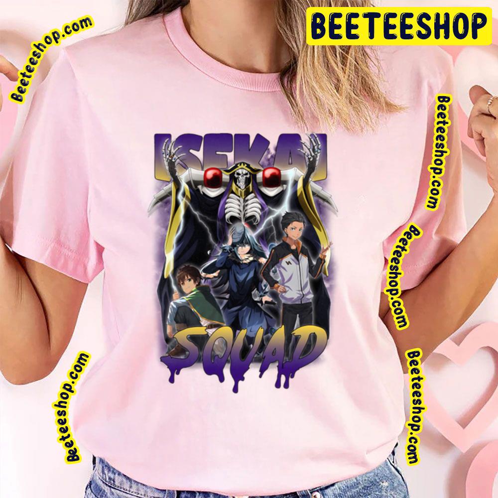 Isekai Squad Vintage Bootleg Overlord Trending Unisex T-Shirt