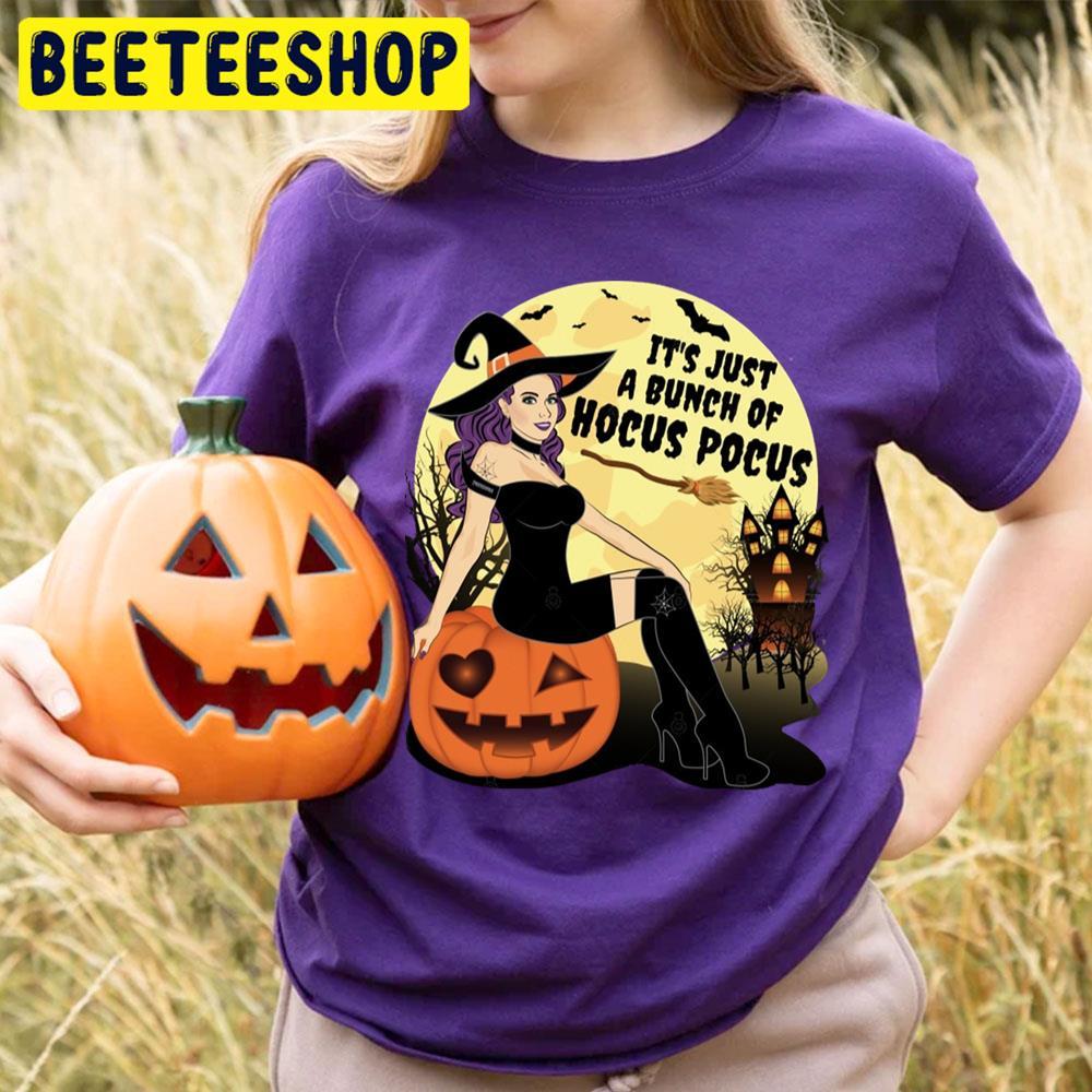 Its Just A Bunch Of Hocus Pocus Happy Halloween Beeteeshop Trending Unisex T-Shirt