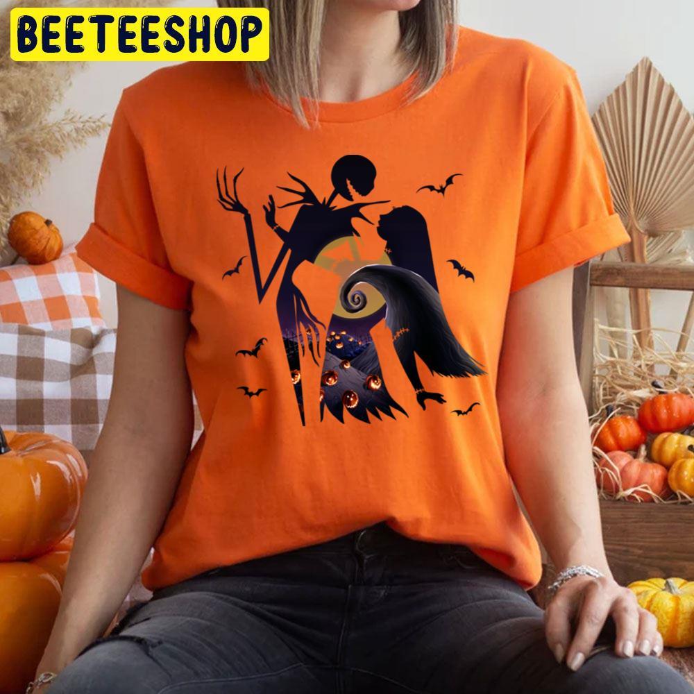 Jack And Sally The Nightmare Before Christmas Happy Halloween Beeteeshop Trending Unisex T-Shirt