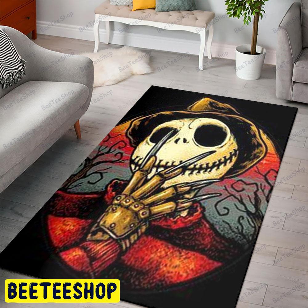 Jack Skellington The Nightmare Before Christmas Halloween Beeteeshop Rug Rectangle