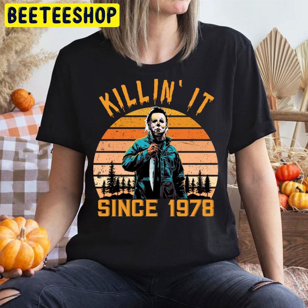 Killin Michael Myers Vintage Halloween Beeteeshop Trending Unisex T-Shirt