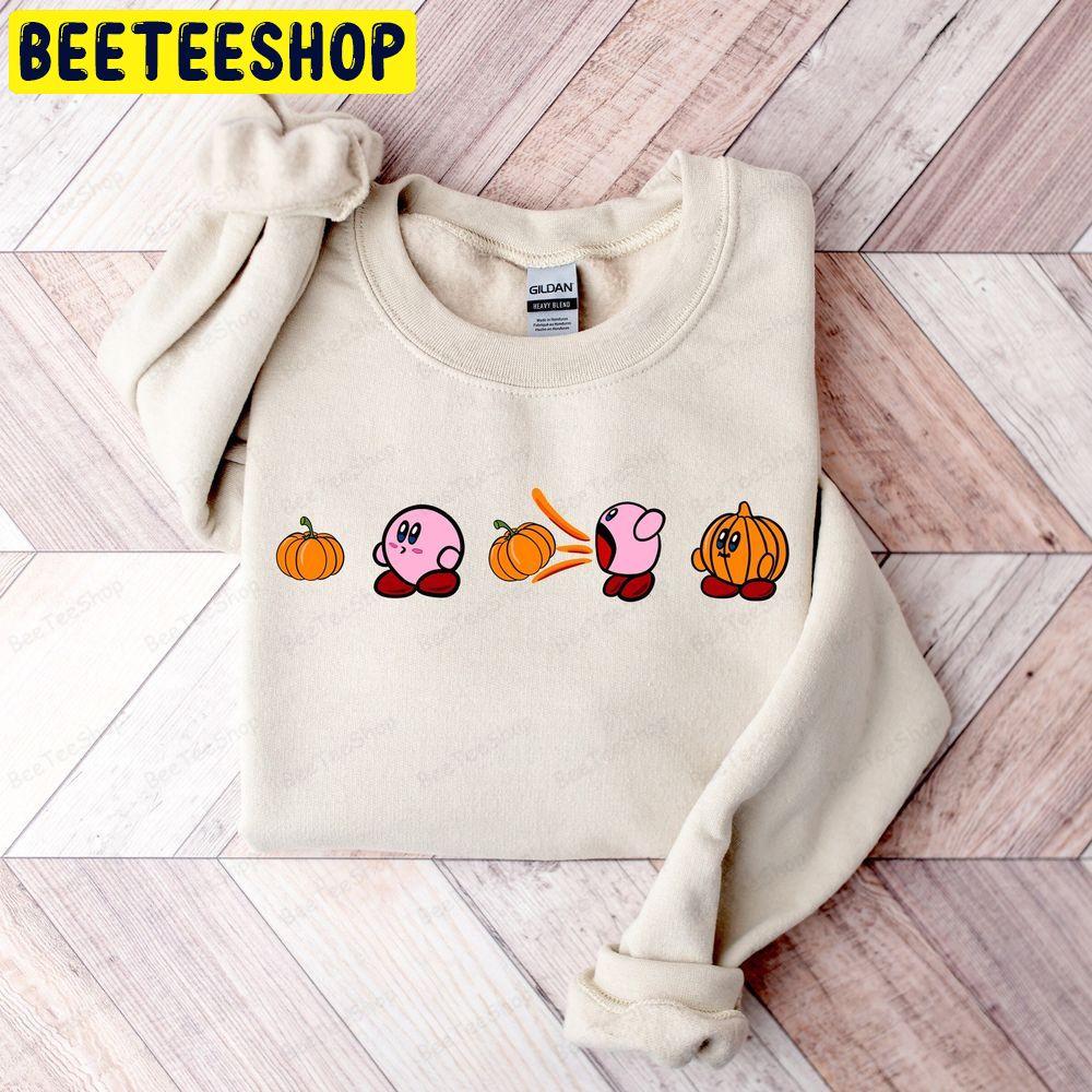 Kirby Pumpkin Funny Fall Beeteeshop Trending Unisex Sweatshirt