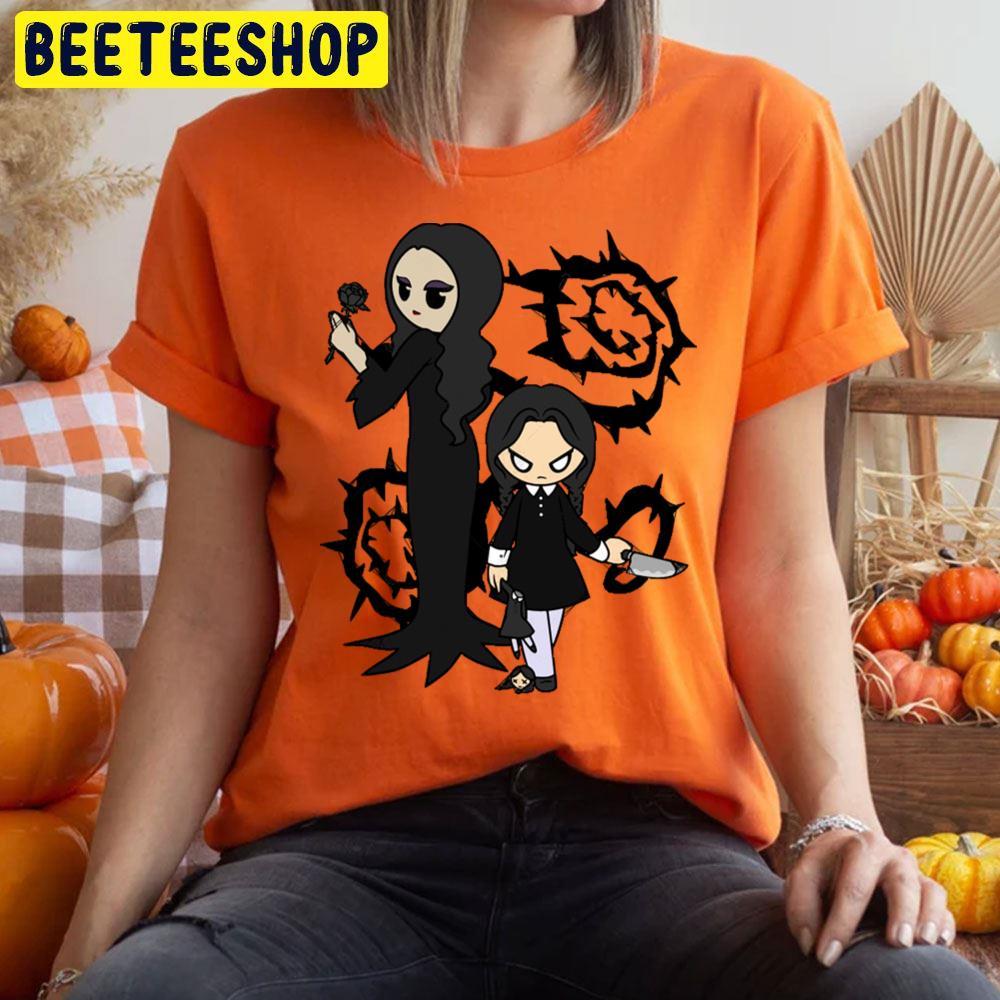 Ladies The Addams Family Happy Halloween Beeteeshop Trending Unisex T-Shirt