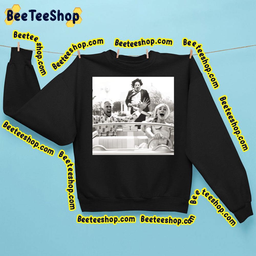 Leatherface Barbie Funny Halloween Beeteeshop Trending Unisex Sweatshirt