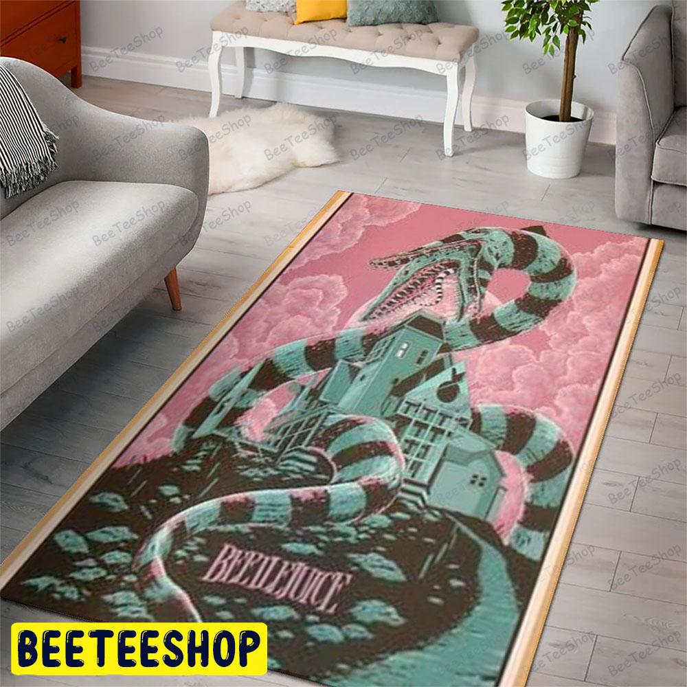 Let’s Live Beetlejuice Halloween Beeteeshop Rug Rectangle