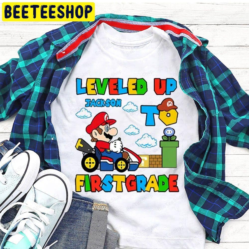 Leveled Up To First Grade Beeteeshop Trending Unisex T-Shirt