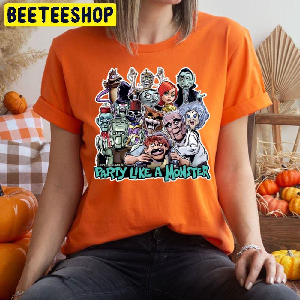 Like A Monster Mad Monster Party Happy Halloween Beeteeshop Trending Unisex T-Shirt