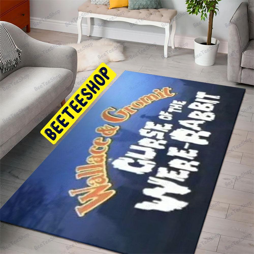 Logo Wallace & Gromit The Curse Of The Were-Rabbit Halloween Beeteeshop Rug Rectangle