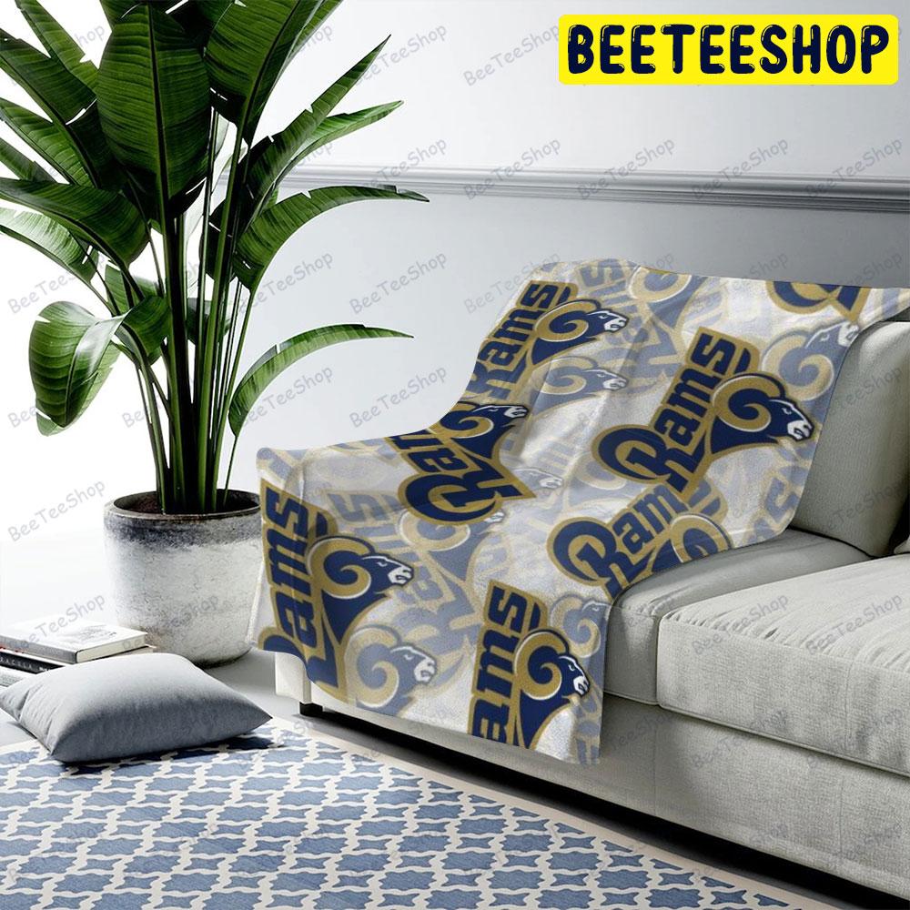 Los Angeles Rams 24 American Sports Teams Beeteeshop US Cozy Blanket