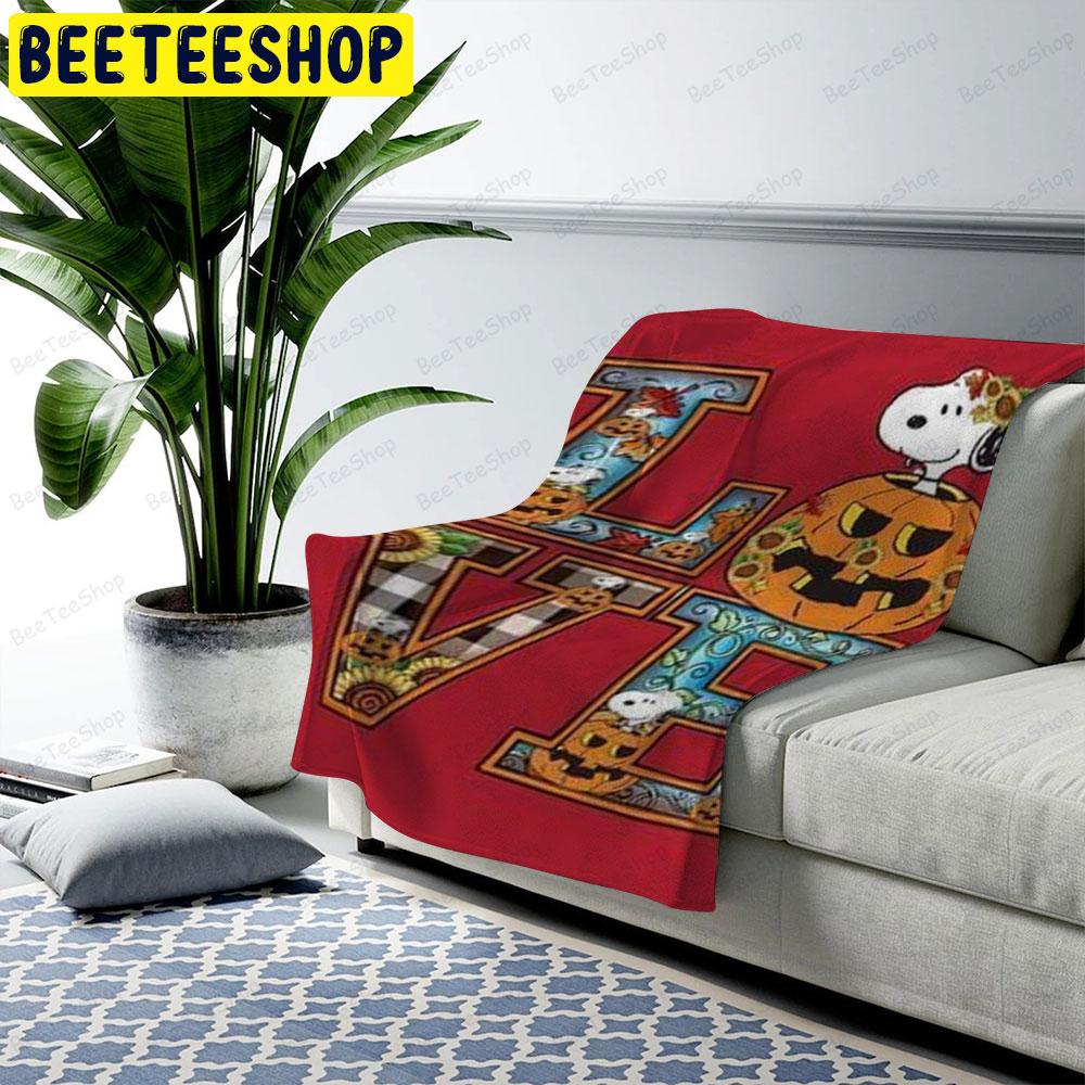 Love It’s The Great Pumpkin Charlie Brown Halloween Beeteeshop US Cozy Blanket