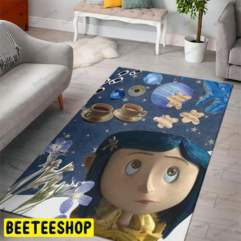 Lovely Coraline Jones Halloween Beeteeshop Rug Rectangle