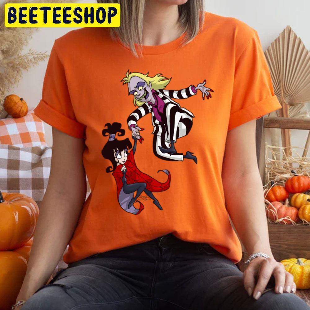 Lyds And Beetlejuice Happy Halloween Beeteeshop Trending Unisex T-Shirt