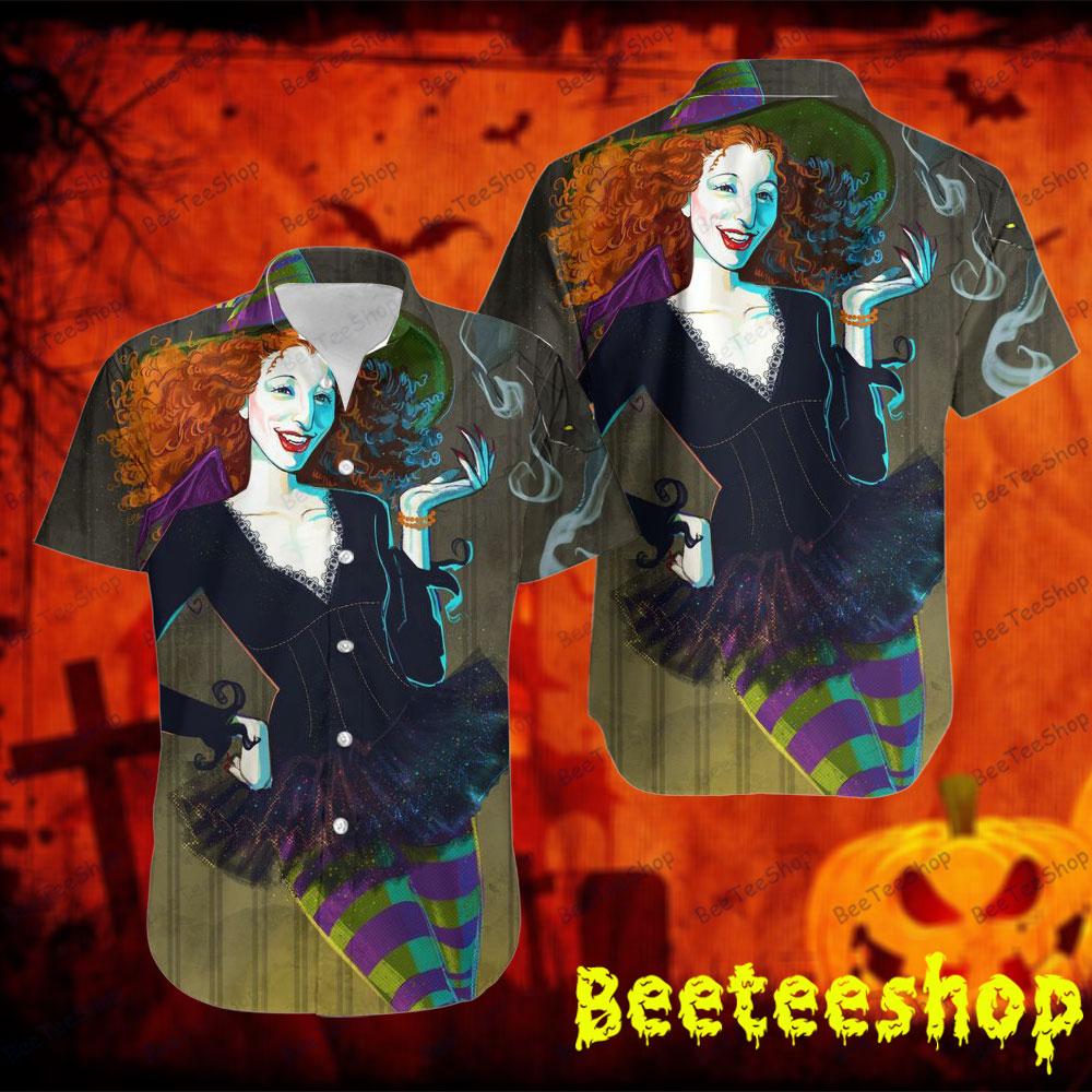 magic girl Scary Godmother Halloween Spooktakular Beeteeshop Hawaii Shirt