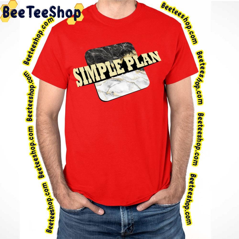 Marble Simple Plan Beeteeshop Trending Unisex T-Shirt