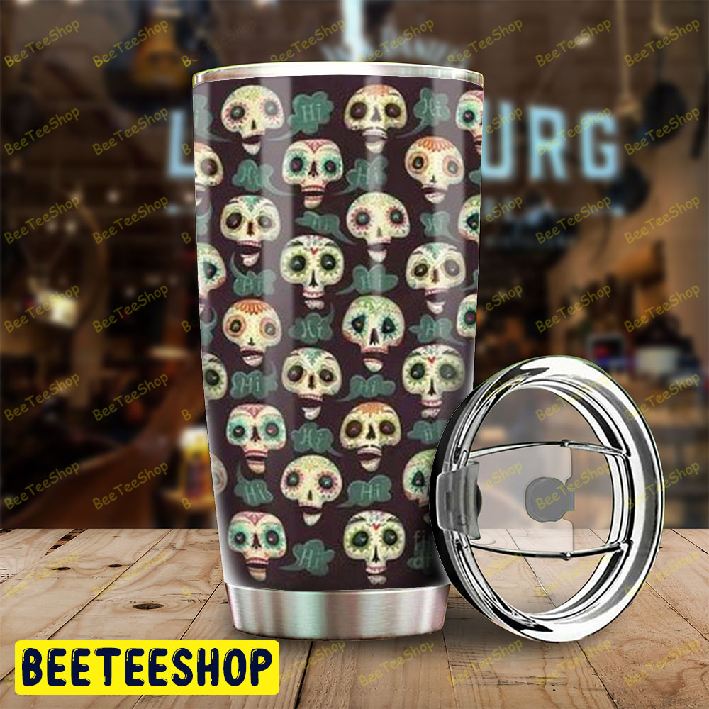 Mexico Skulls Halloween Pattern Tumbler