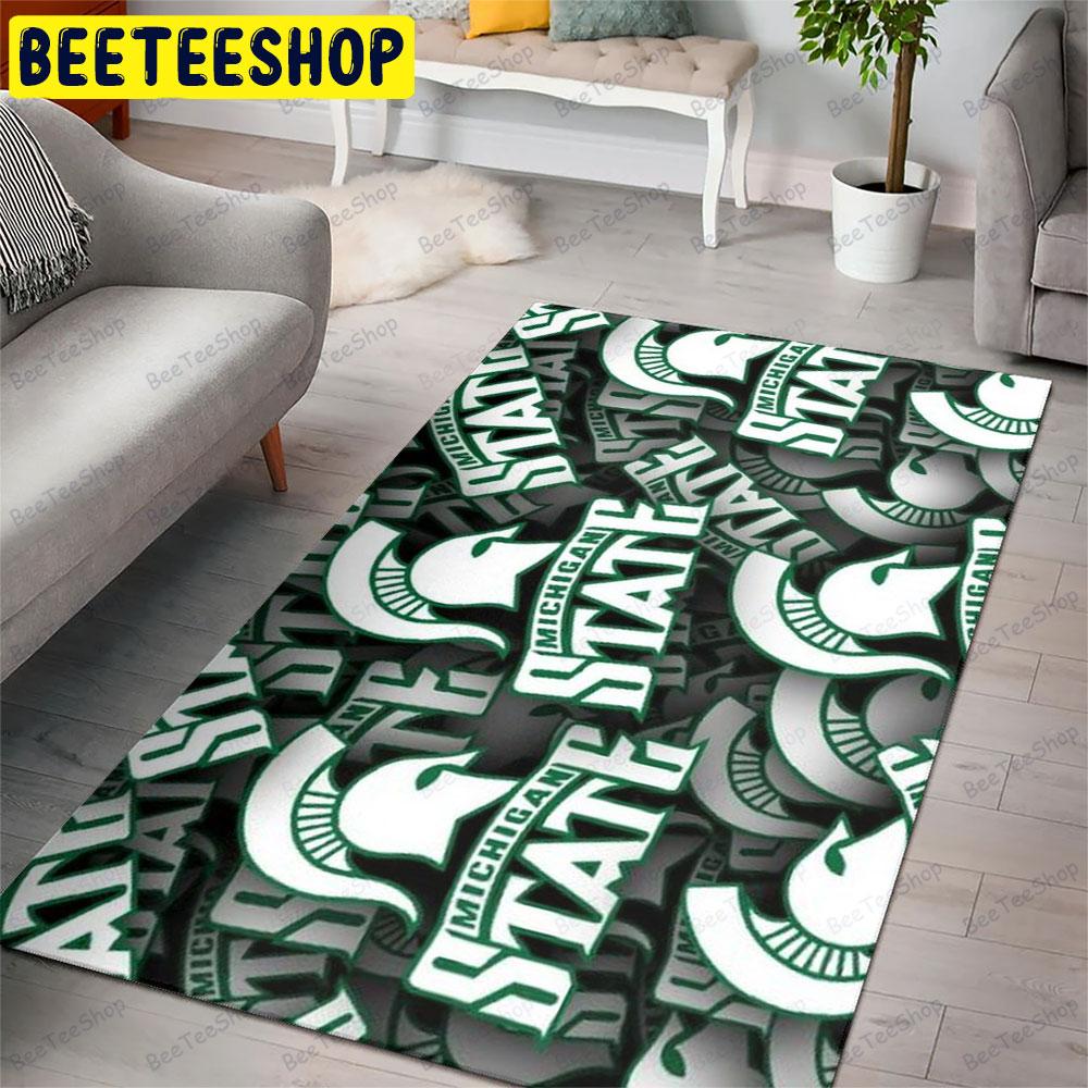 Michigan State University 23 American Sports Teams Beeteeshop Rug Rectangle