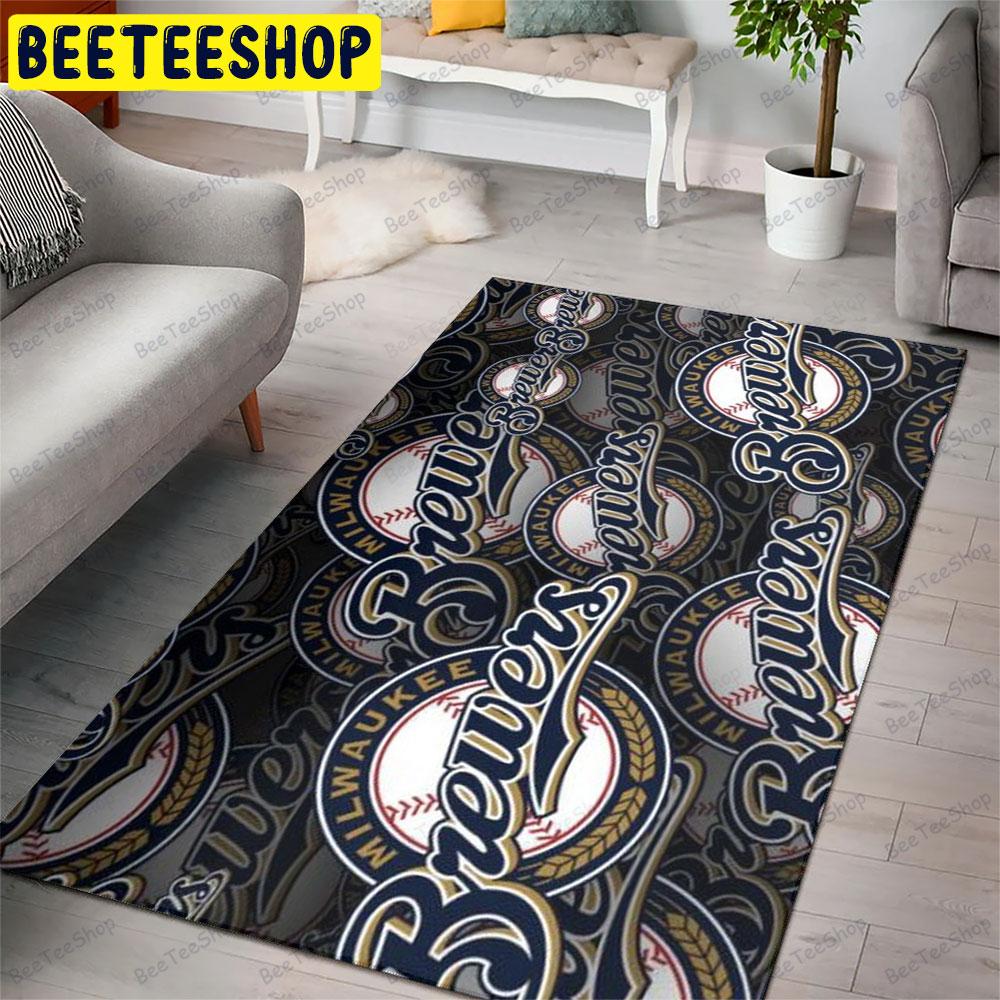 Milwaukee Brewers 22 American Sports Teams Beeteeshop Rug Rectangle