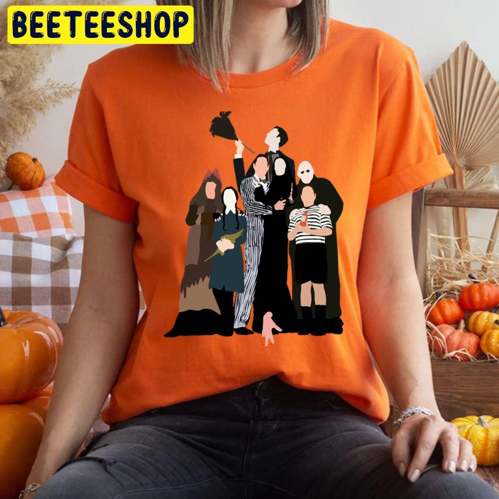 Minimalist Addams Family Happy Halloween Beeteeshop Trending Unisex T-Shirt