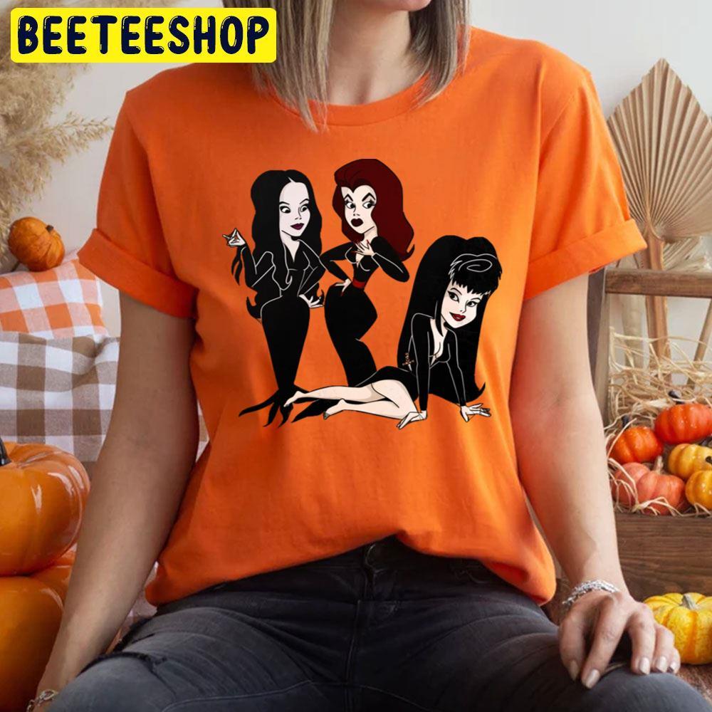 Monster Pussy Elvira Mistress Of The Dark Happy Halloween Beeteeshop Trending Unisex T-Shirt