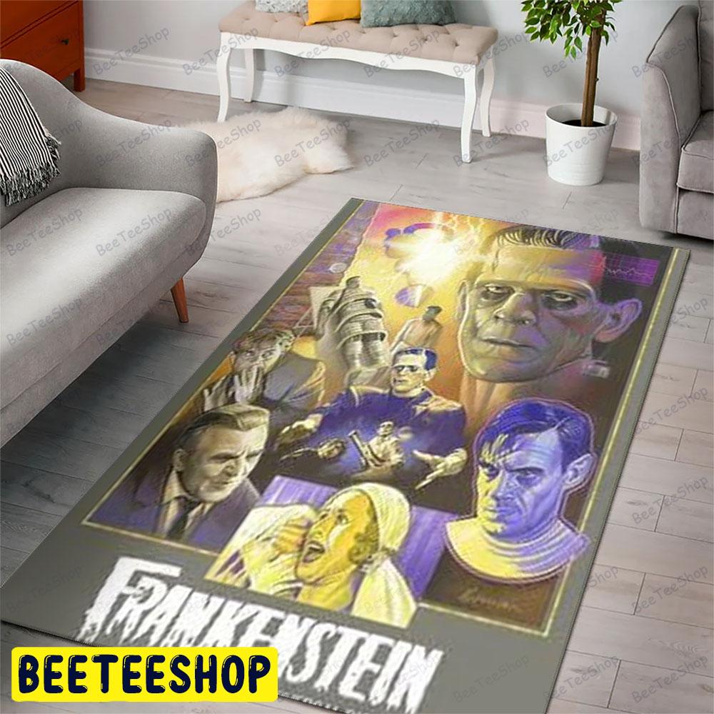 Monsters Art Frankenstein Halloween Beeteeshop Rug Rectangle