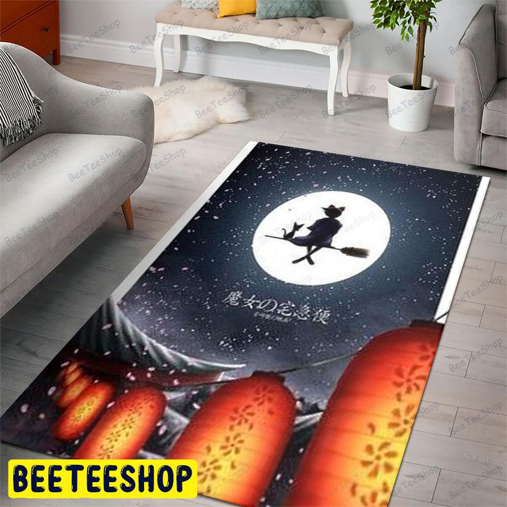 Moon Kiki’s Delivery Service Halloween Beeteeshop Rug Rectangle