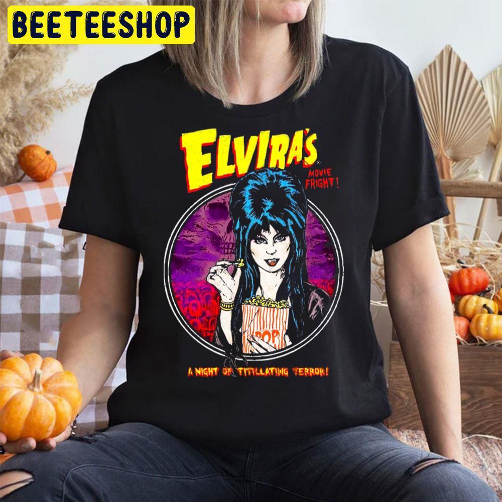 Movie Fright Elvira Mistress Of The Dark Happy Halloween Beeteeshop Trending Unisex T-Shirt