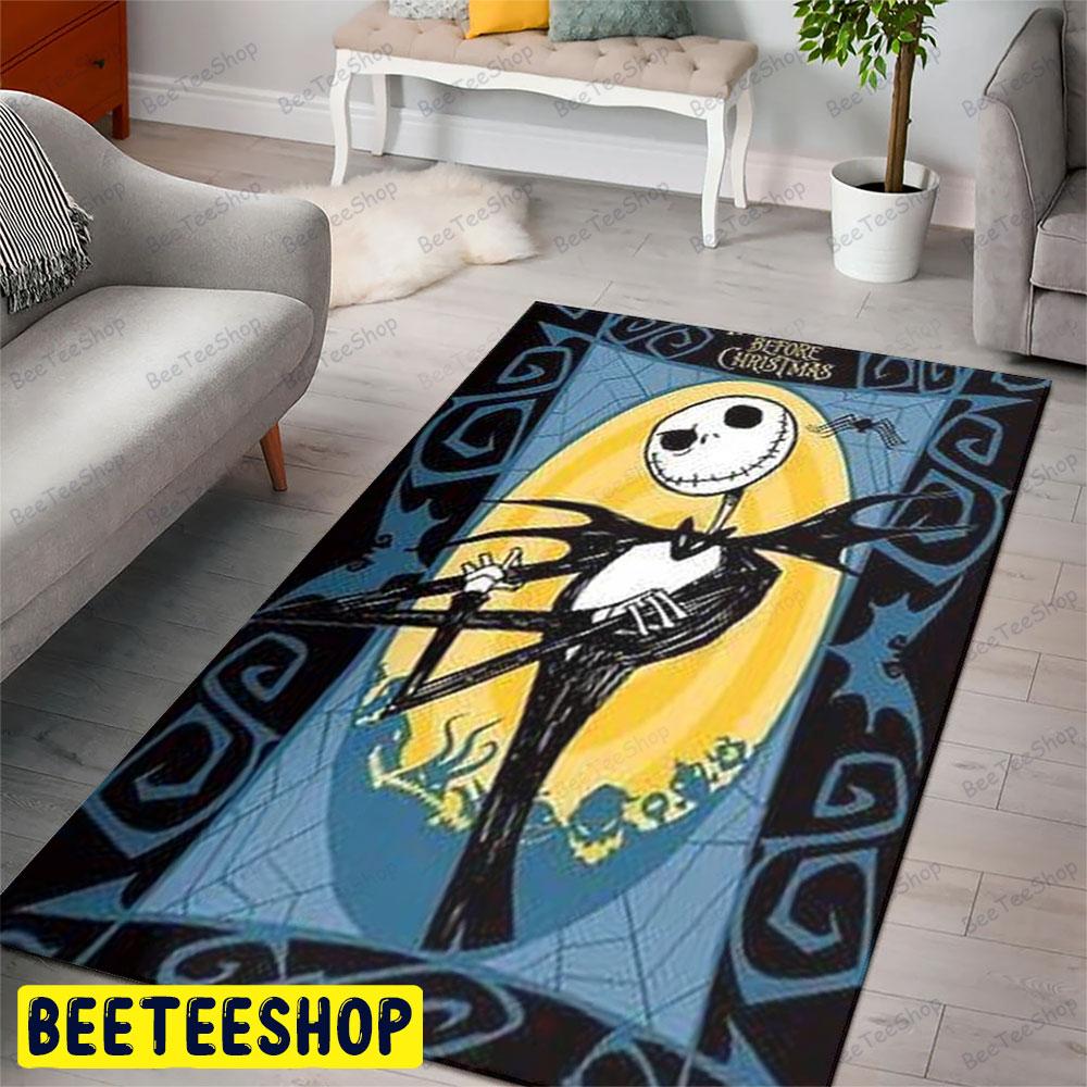 Movie Jack Skellington The Nightmare Before Christmas Halloween Beeteeshop Rug Rectangle